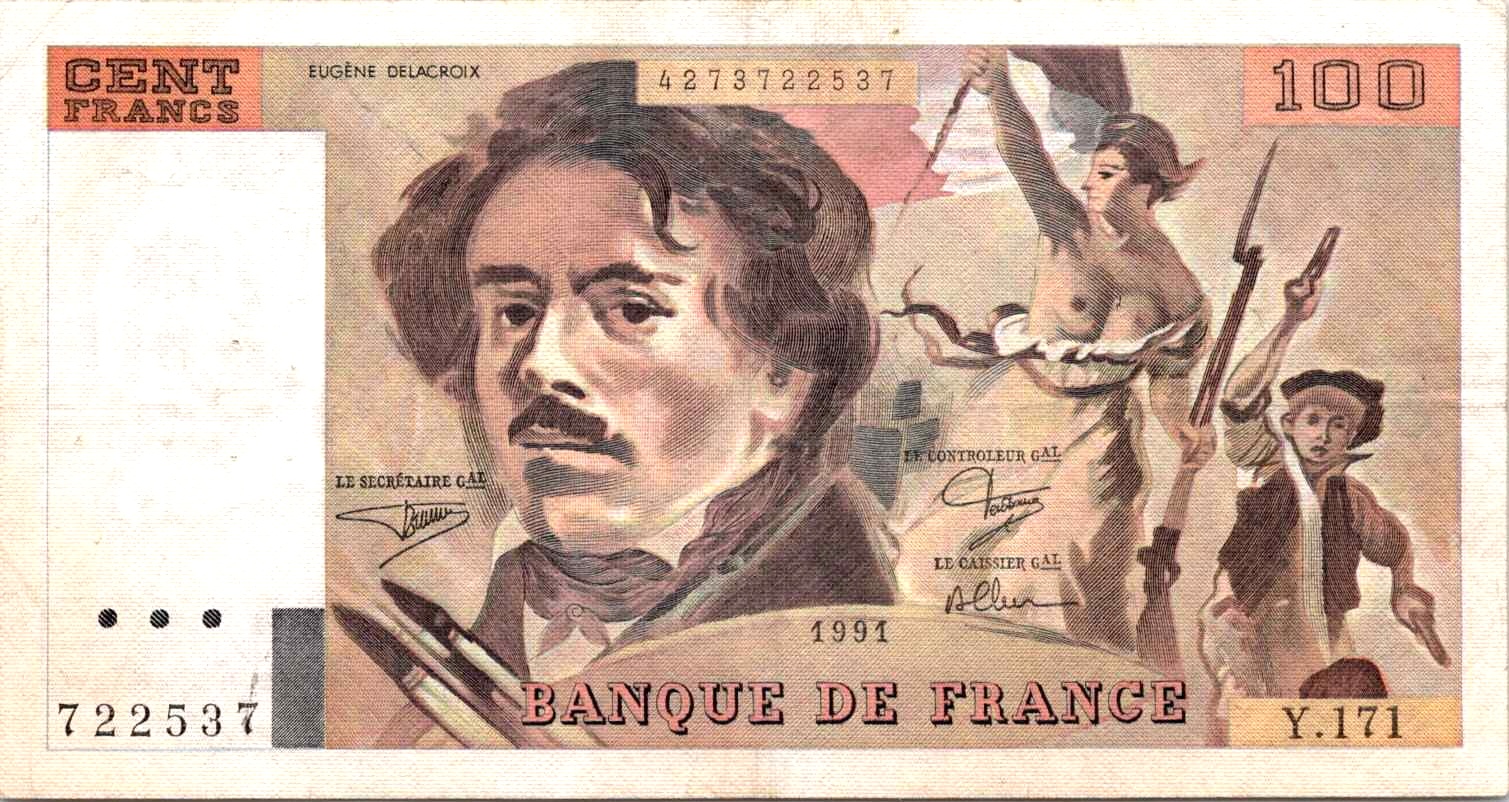 Francie, 100 Francs 1991