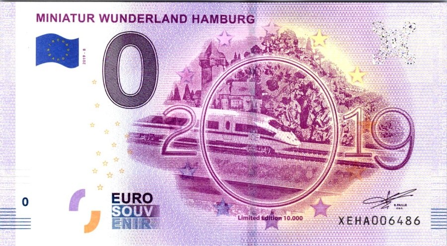 Německo, 0 EUR 2019 miniatur wunderland Hamburg
