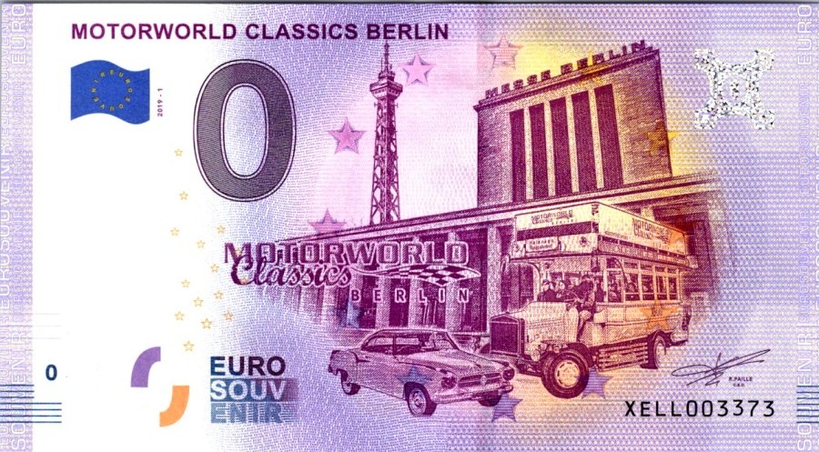 Německo, 0 EUR 2019 motorworld classics Berlin