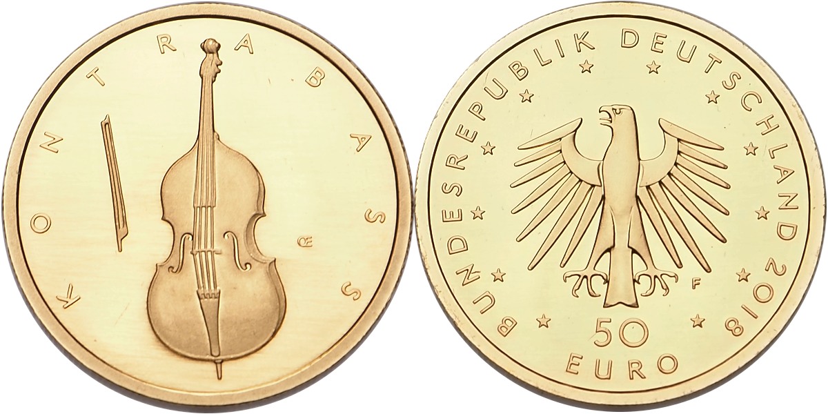 Německo, 50 Euro 2018
