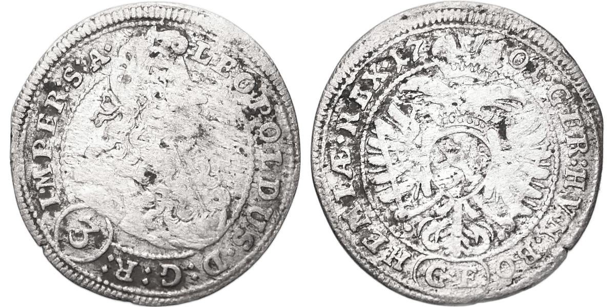 Leopold I., 1657 - 1705, 3 Krejcar 1701 FN