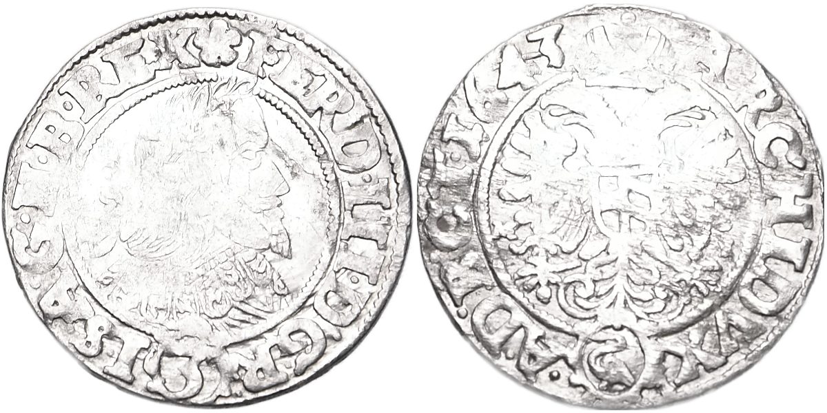 Ferdinand III. 1637-1659, 3 Krejcar 1643