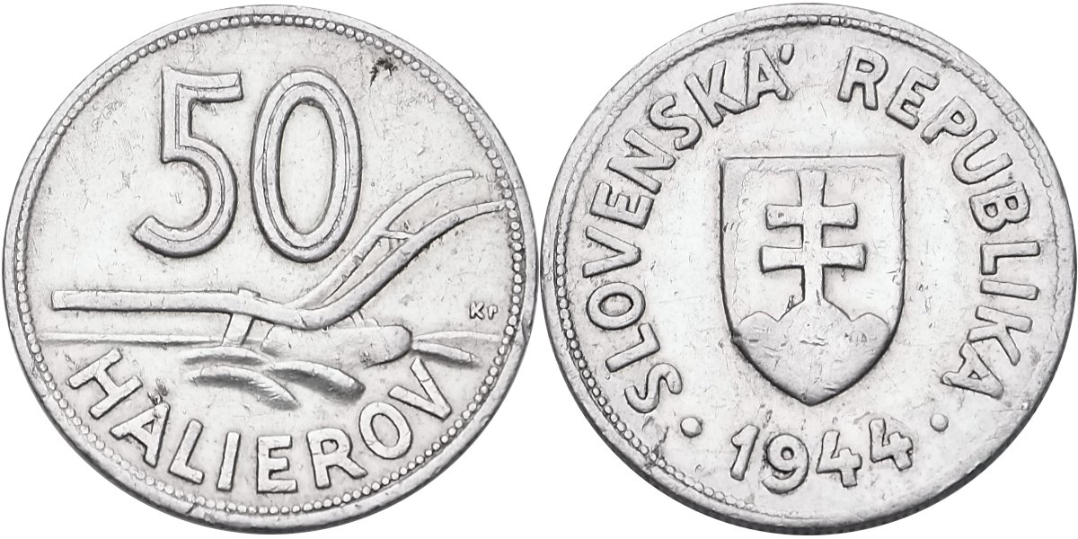 Slovenská republika 1939 - 1945, 50 Halierov 1944