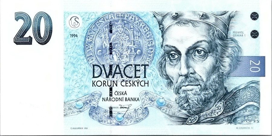 Česká republika, 20 Korun 1994