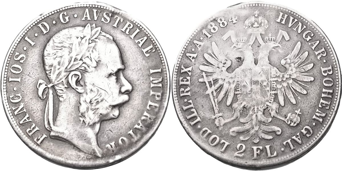 František Josef I. 1848 - 1918, 2 Zlatník 1884