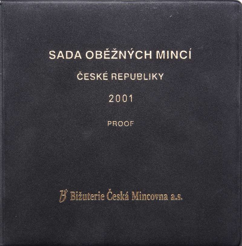 Česká republika 1993 - , Sada oběžných mincí 2001- PROOF