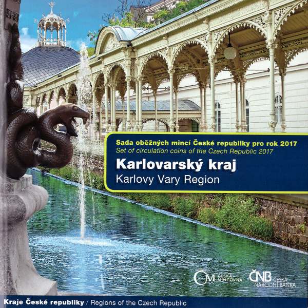 Česká republika, Sada oběžných mincí 2017, Karlovarský kraj