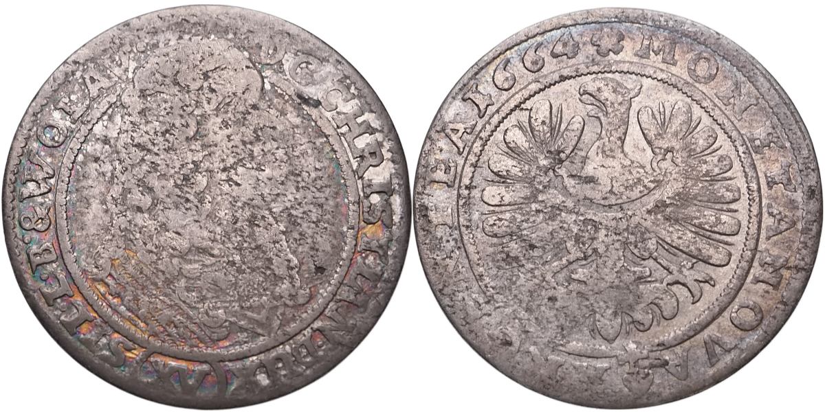 Lehnice - Břeh, Christian 1639 - 1672, XV Krejcar 1664