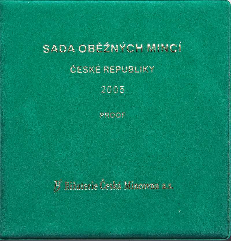 Česká republika 1993 - , Sada oběžných mincí 2005- PROOF
