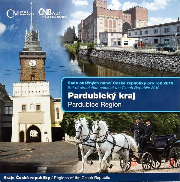 Česká republika, Sada oběžných mincí 2019, Pardubický kraj