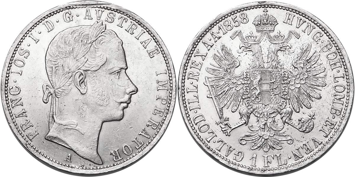 František Josef I. 1848 - 1918, Zlatník 1858 A