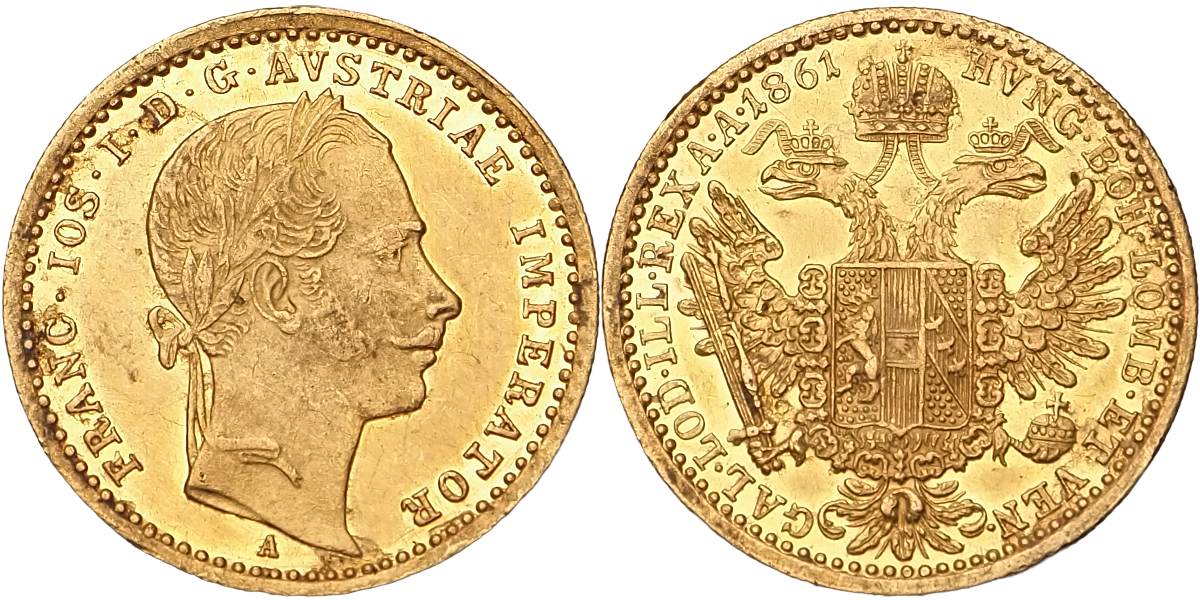 František Josef I. 1848 - 1918, Dukát 1861