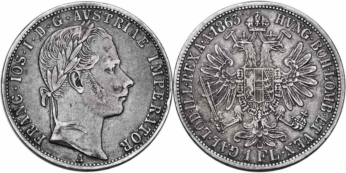 František Josef I. 1848 - 1918, Zlatník 1863 A