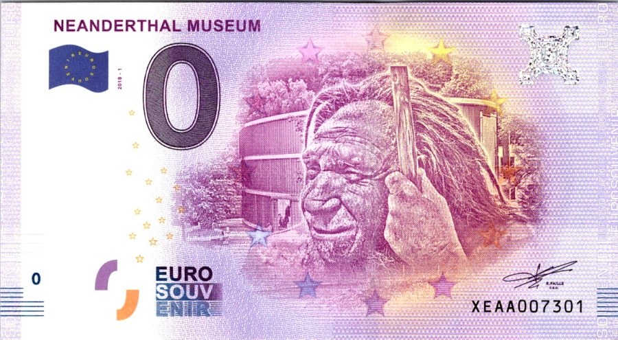 Holandsko, 0 EUR 2018, Neanderthal museum