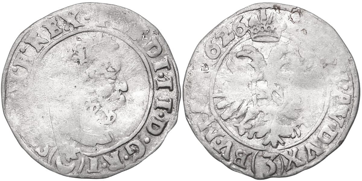 Ferdinand II. 1619 - 1637, 3 Krejcar 1626