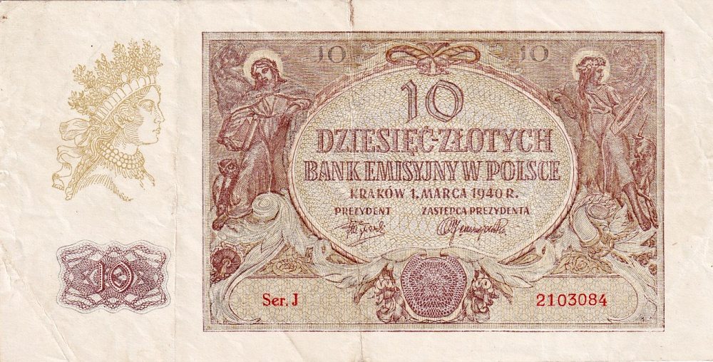 Polsko, 10 Zlotých 1940