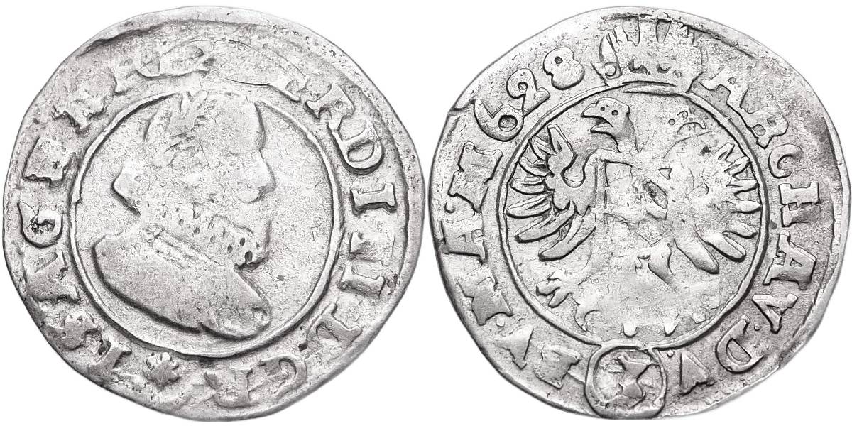 Ferdinand II. 1619 - 1637, 3 Krejcar 1628