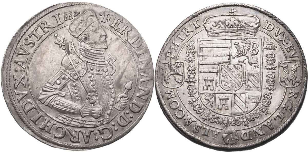 Arcivévoda Ferdinand Tyrolský 1564 - 1595, Tolar b.l.