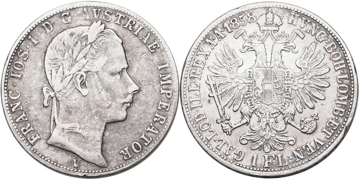 František Josef I. 1848 - 1918, Zlatník 1858 V