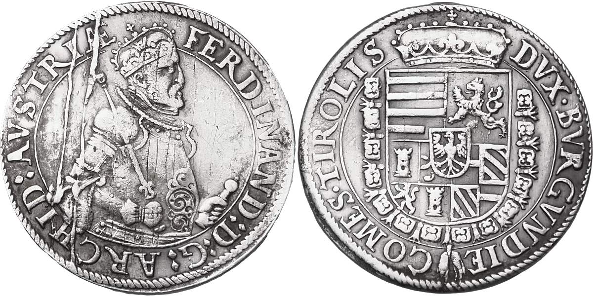 Arcivévoda Ferdinand Tyrolský 1564 - 1595, Tolar b.l.