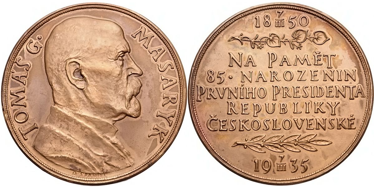 Československo, Španiel - T.G.Masaryk