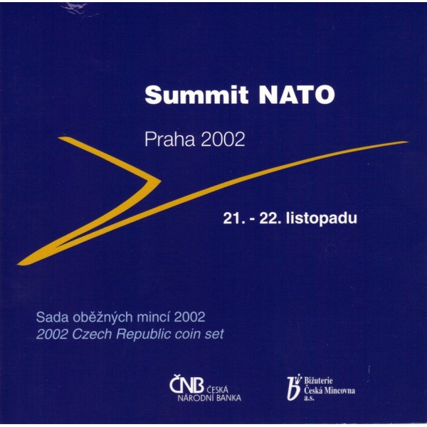 Česká republika, Sada oběžných mincí 2002 - summit NATO