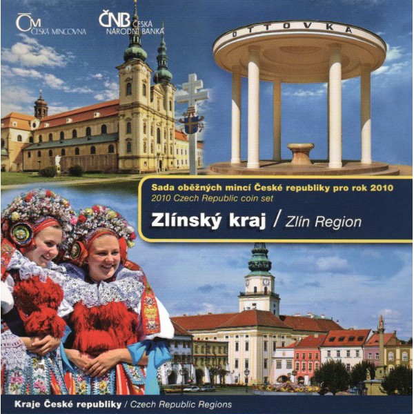 Česká republika, Sada oběžných mincí 2010 - Zlínský kraj