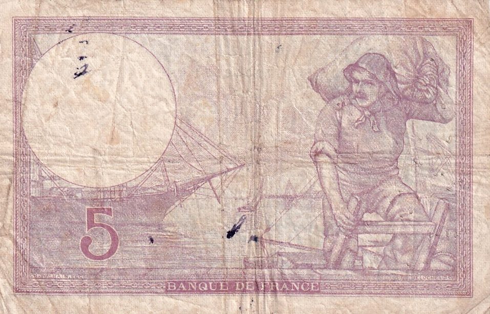 Francie, 5 Francs 1939