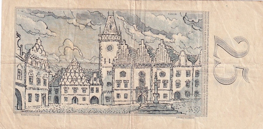 Československo 1958 - 1964, 25 Kčs 1961