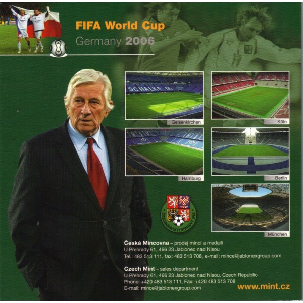 Česká republika, Sada oběžných mincí MS ve fotbale 2006