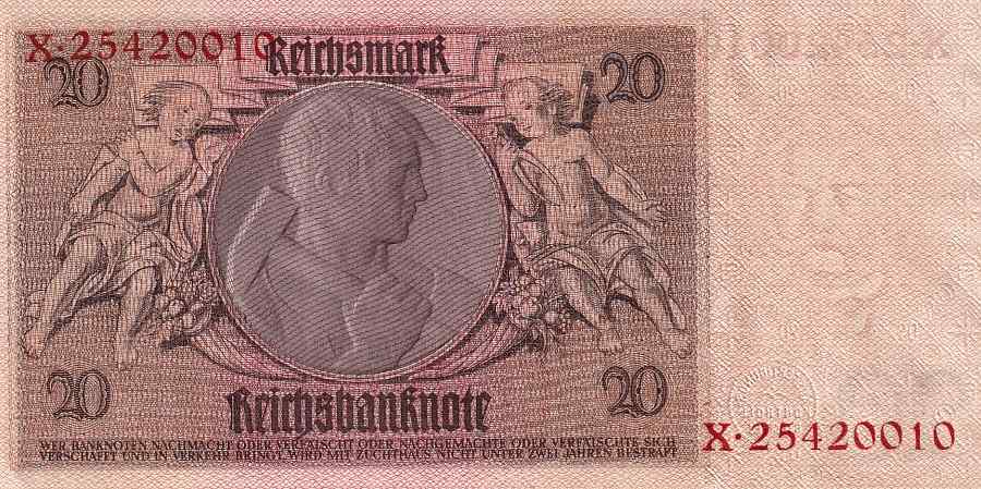 Německo, 20 Reichsmark 1929