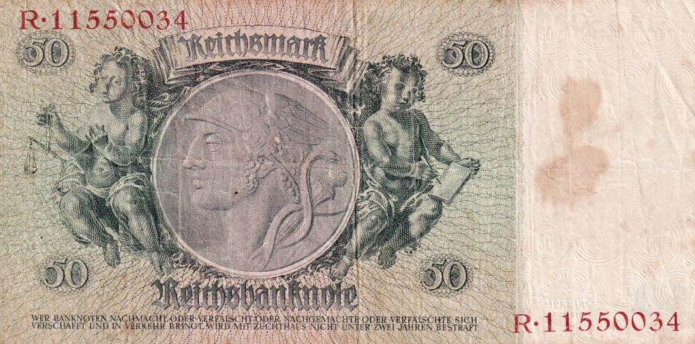 Německo, 50 Reichsmark 1933