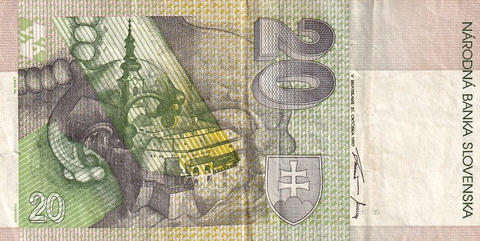 Slovensko, 20 Koruna 1997