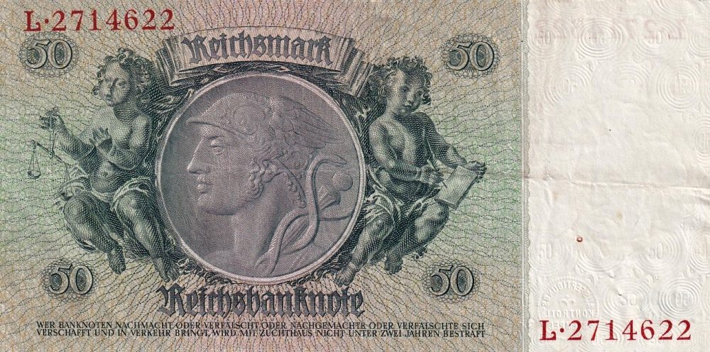 Německo, 50 Reichsmark 1933