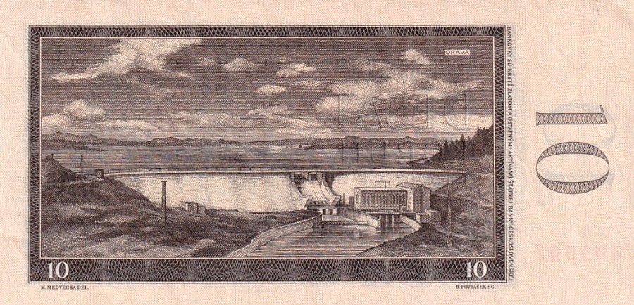 Československo 1958 - 1964, 10 Kčs 1960