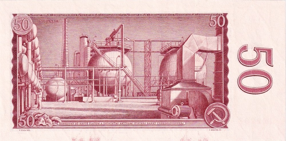 Československo 1958 - 1964, 50 Kčs 1964
