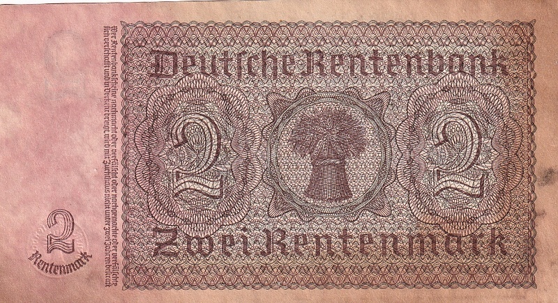 Německo, 2 Rentenmark 1937