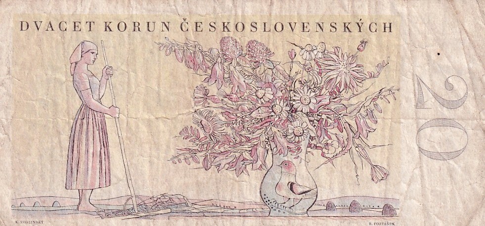Československo 1945 - 1953, 20 Kčs  1949 