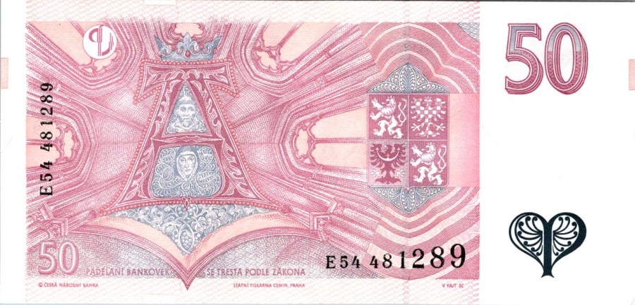 Česká republika 1993, 50 Korun 1997