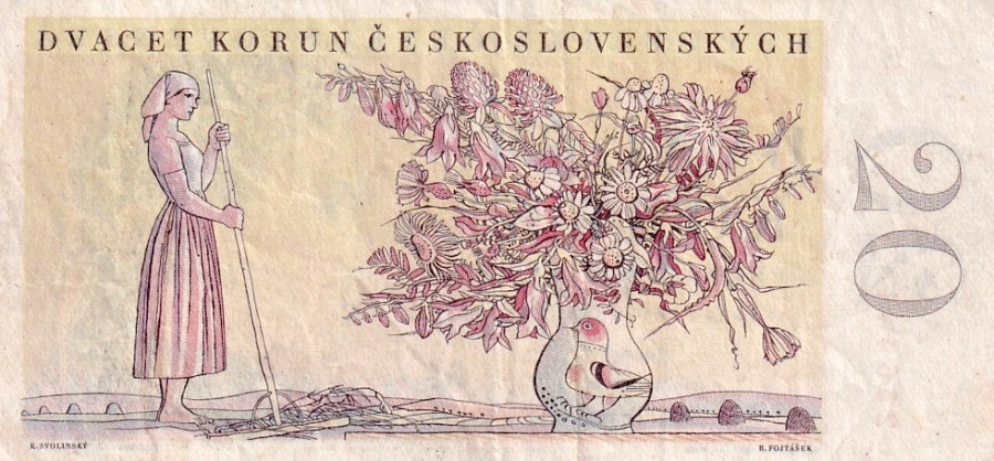 Československo 1945 - 1953, 20 Kčs  