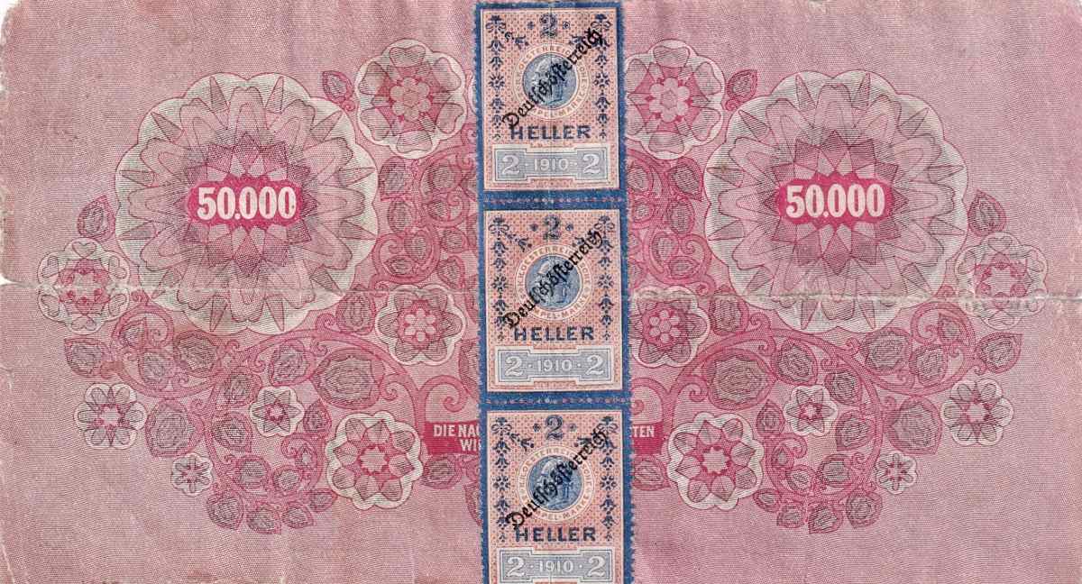 Rakousko, 50 000 Kronen 1922