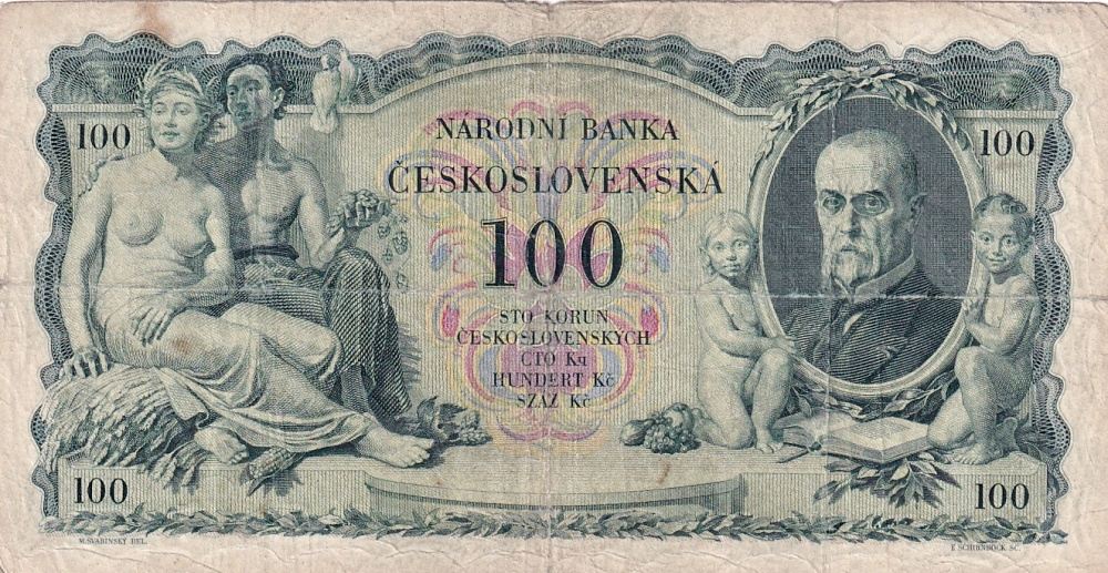 Československo 1919 - 1939, 100 Koruna 1931 