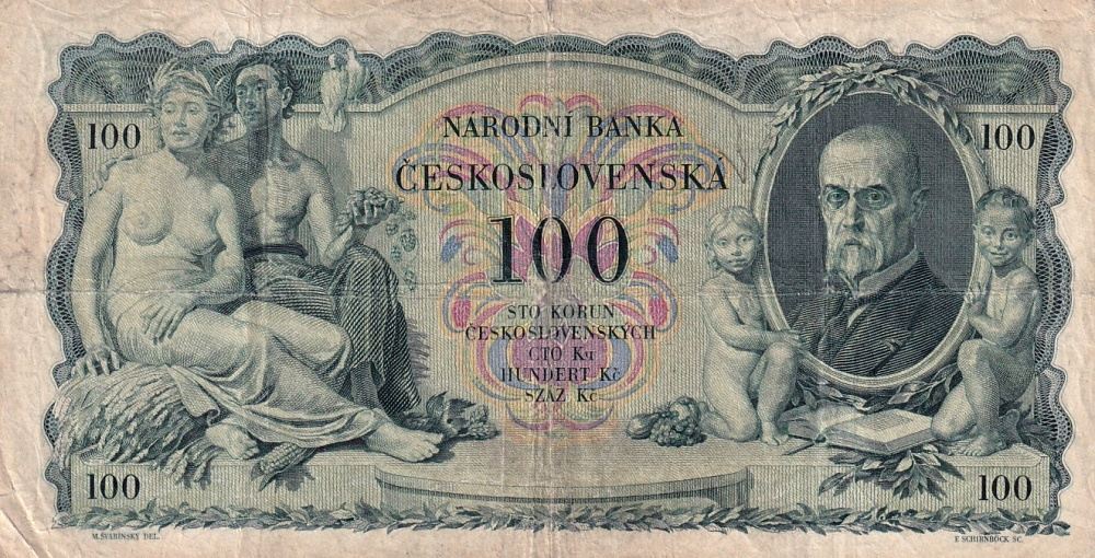 Československo 1919 - 1939, 100 Koruna 1931 