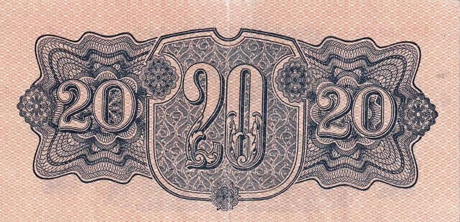 Československo 1944 - 1945, 20 Koruna 1944