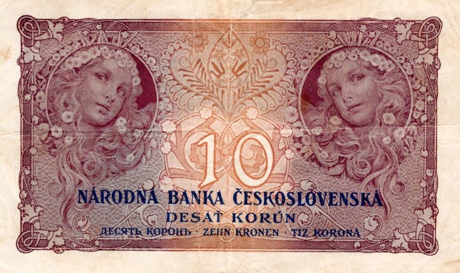 Československo 1919 - 1939, 10 Korun 1927