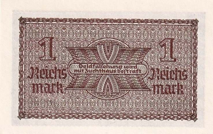 Německo, okupovaná území, 1 Reichsmark (1939)