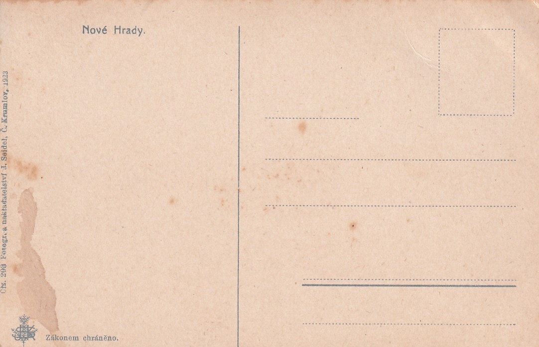 Okres České Budějovice, Nové Hrady