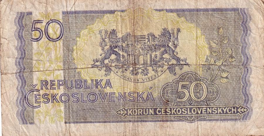 Československo 1945 - 1953, 50 Korun b.l. (1945)