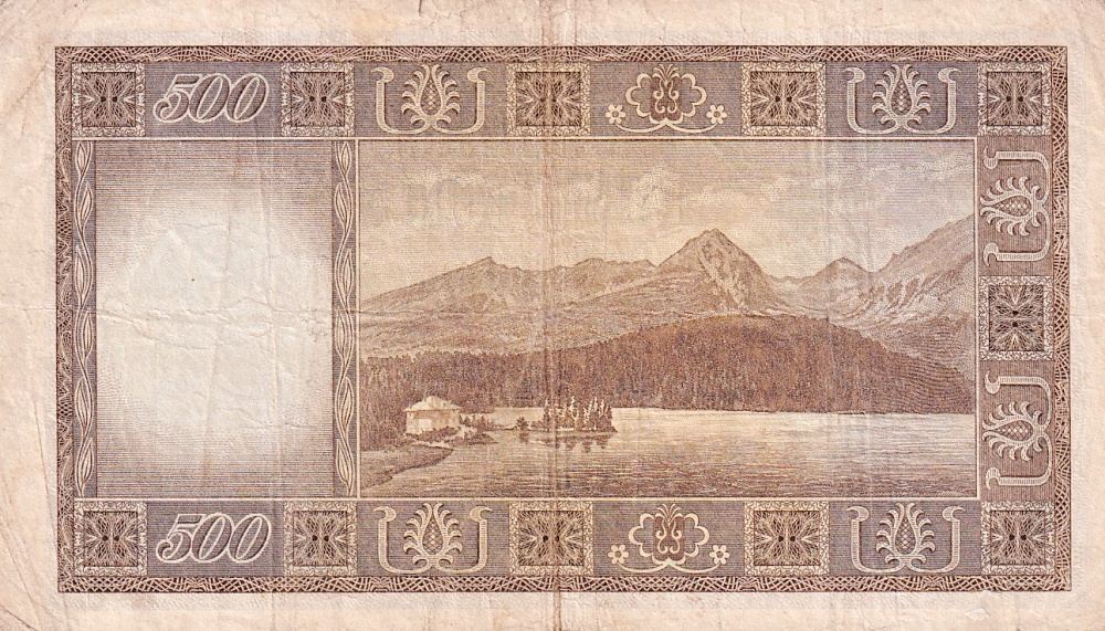 Československo 1945 - 1953, 500 Koruna 1946