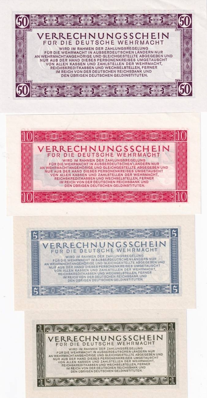 Německo, 1,5,10, 50 Marek 1944